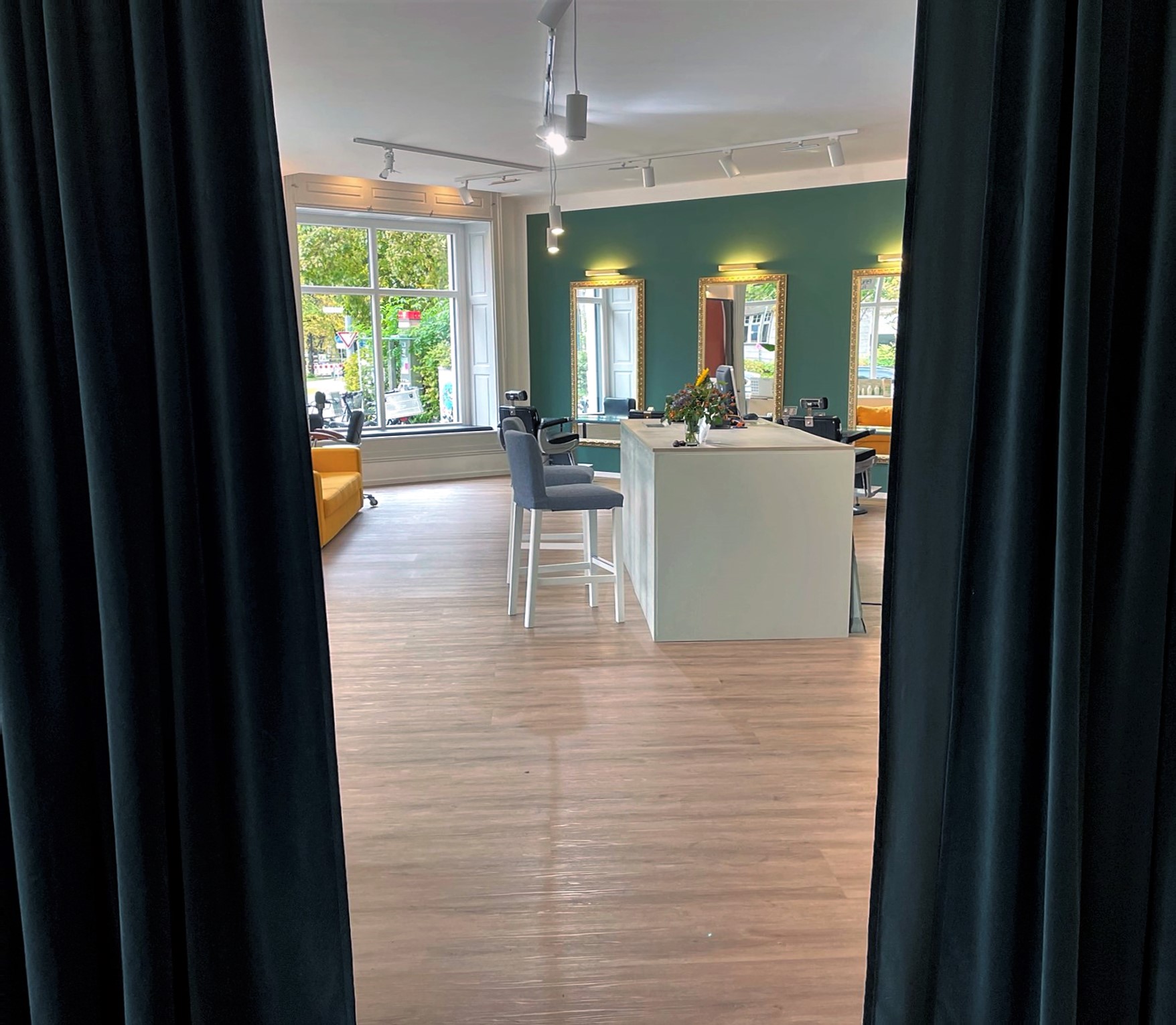 Hair Gott Salon Interieur Nymphenburgerstr.145