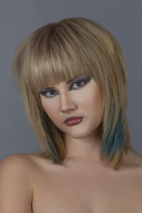 Blonder Longbob Frenchstyle